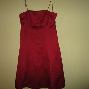 Shiny Red Party Dress Size 14